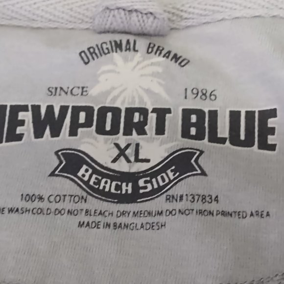 NEWPORT BLUE BEACH SIDE T-SHIRT XL - Picture 3 of 8